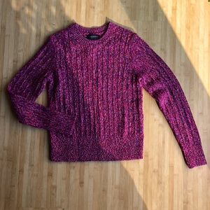 NWT Banana Republic Crew Neck Multi-color Sweater